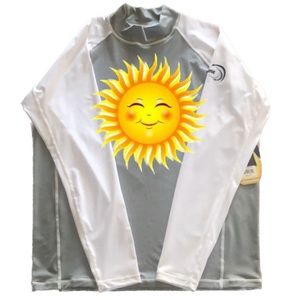Sun Protection Zone Long Sleeve Rash Guard‎ Long Sleeves Swim Shirt  XL